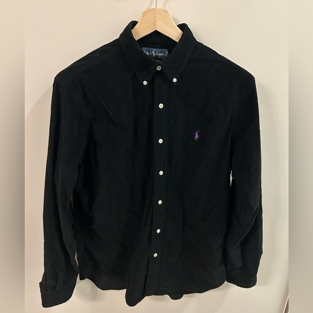 Polo Ralph Lauren Logo Embroidered Corduroy Shirt